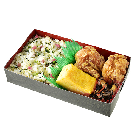 梅しらす青菜ごはん折詰