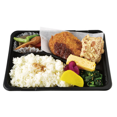 できたてコロッケとからあげ弁当