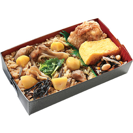 栗と舞茸の鶏めし折詰